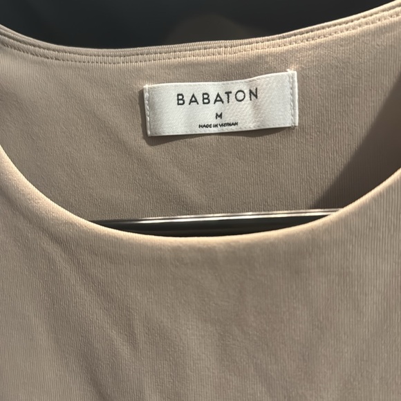 Aritzia Balaton Fluent Taupe Bodysuit Size Small - Picture 3 of 4